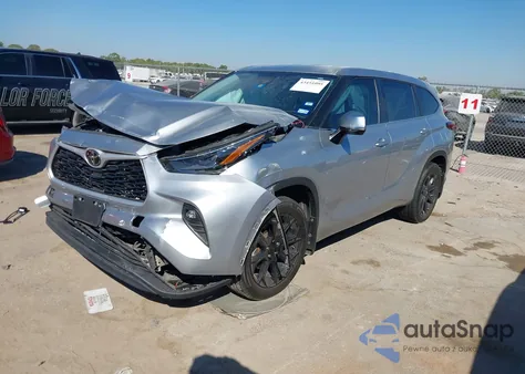 2023 Toyota Highlander Le из США, поврежденный, VIN 5TDKDRAH1PS525548